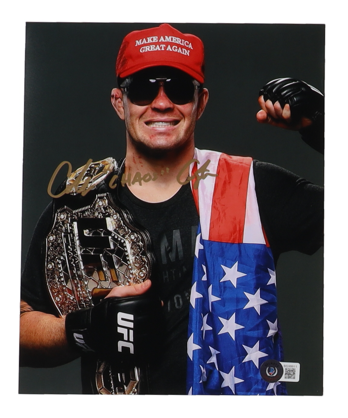 Colby "Chaos" Covington Signed UFC 8x10 Photo (Beckett) at PristineAuction.com Colby "Chaos" Covington Signed UFC 8x10 Photo (Beckett) at PristineAuction.com