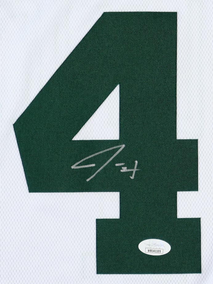 Jrue Holiday Signed Jersey (JSA) at PristineAuction.com Jrue Holiday Signed Jersey (JSA) at PristineAuction.com