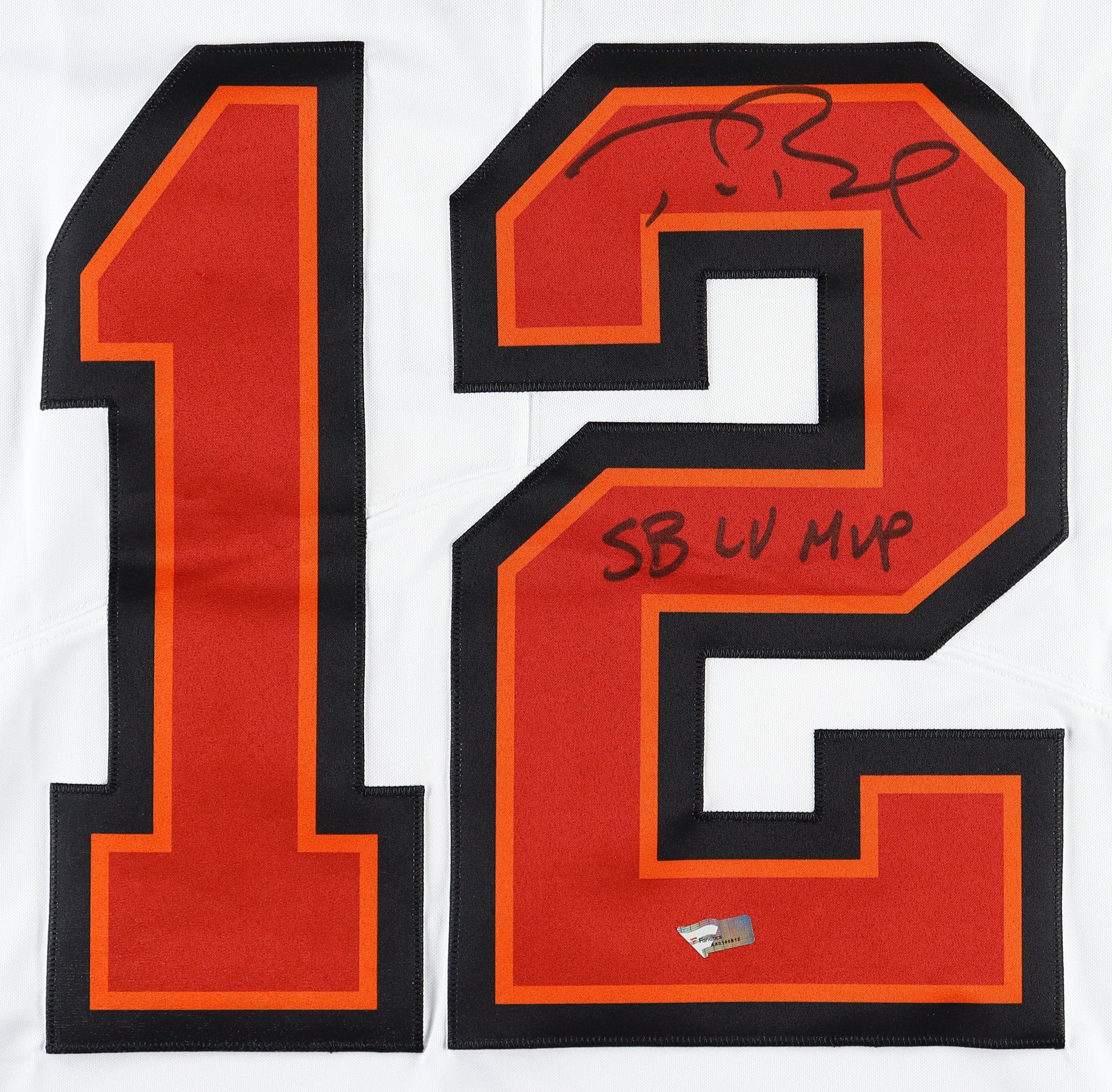 Tom Brady Signed Authentic Nike Limited Buccaneers Jersey Inscribed "SB LV MVP" (Fanatics) at PristineAuction.com Tom Brady Signed Authentic Nike Limited Buccaneers Jersey Inscribed "SB LV MVP" (Fanatics) at PristineAuction.com