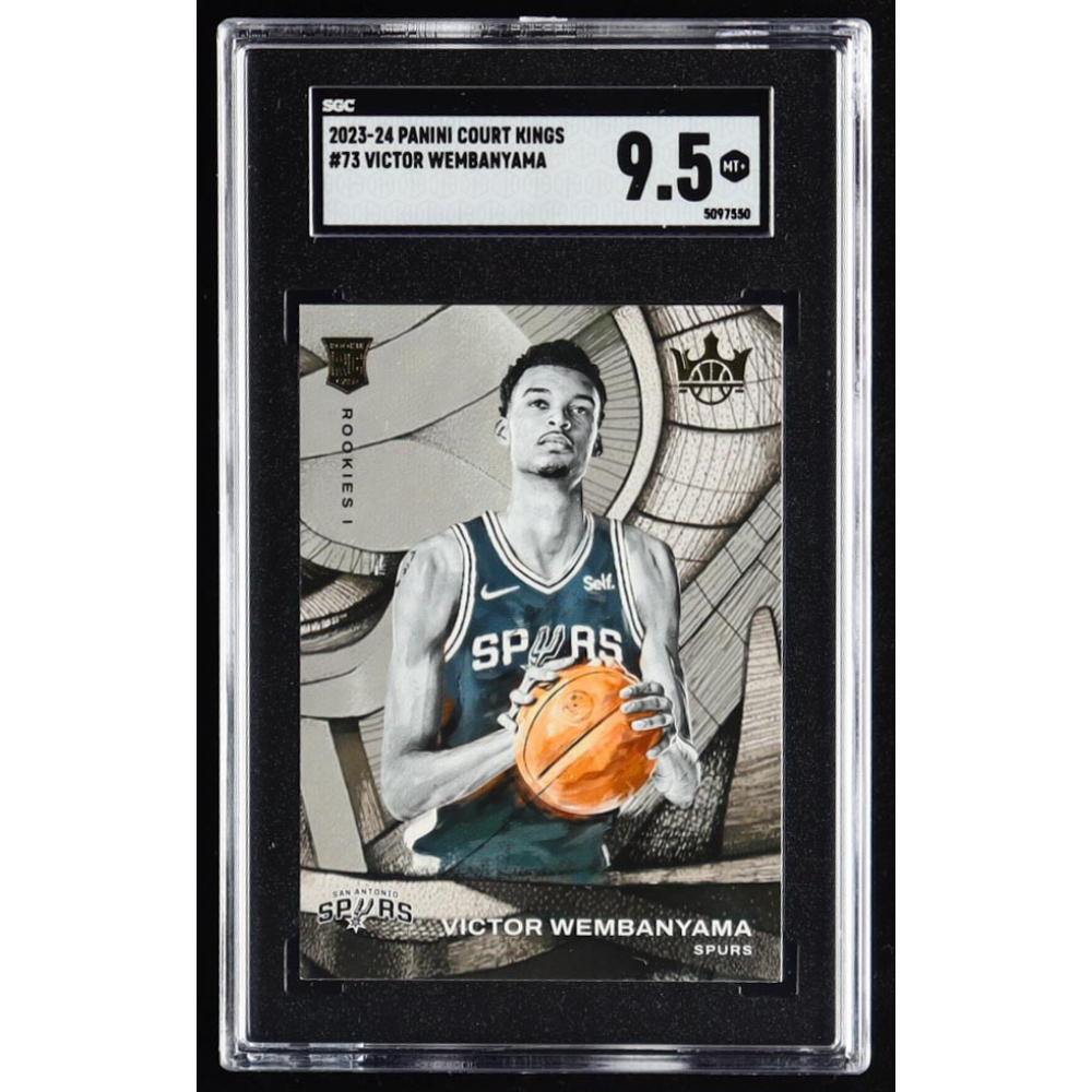 Victor Wembanyama 2023-24 Court Kings #73 RC (SGC 9.5) at PristineAuction.com