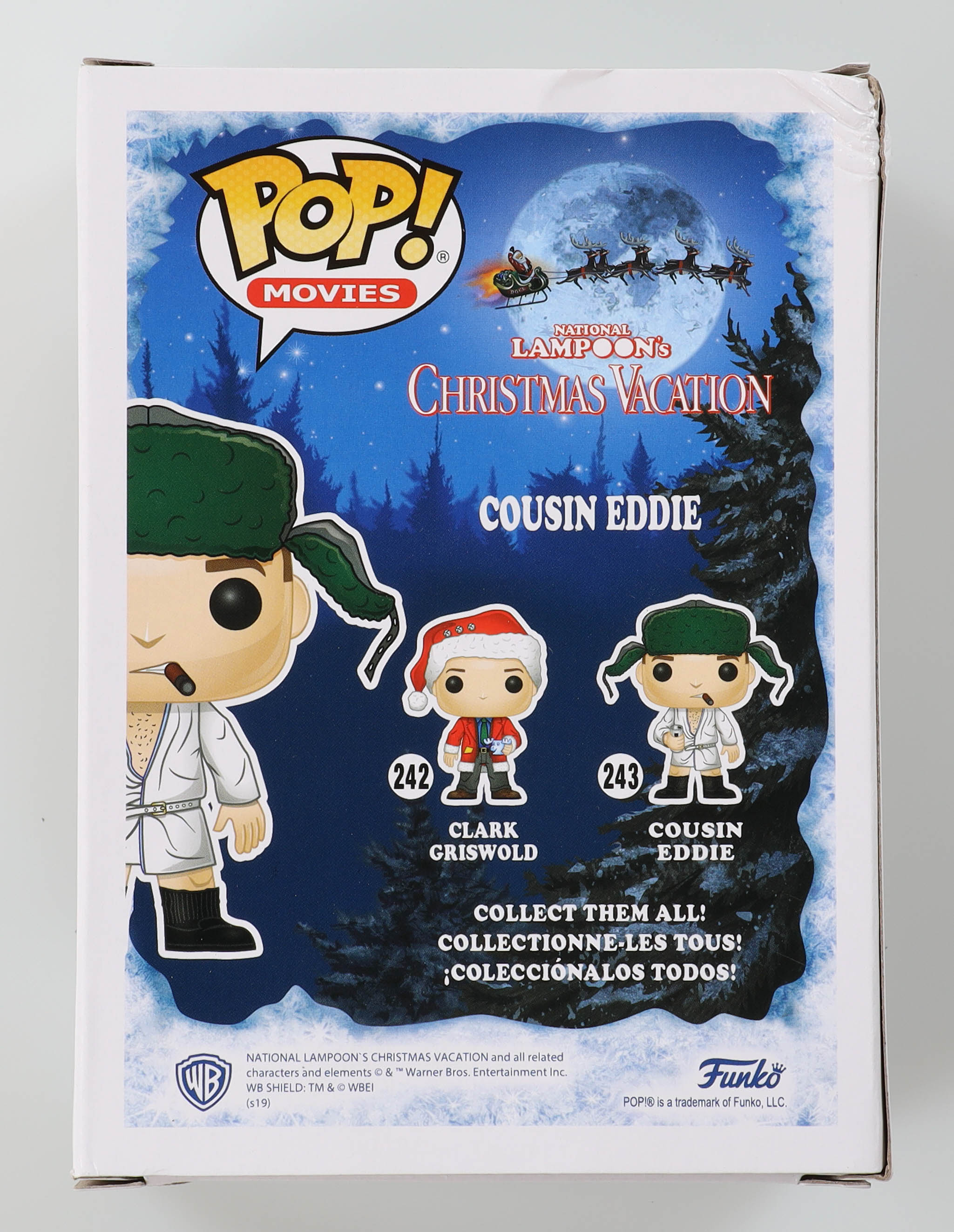 Randy Quaid Signed "National Lampoon's Christmas Vacation" #243 Cousin Eddie Funko Pop! Vinyl Figure Inscribed "Sh*tter's Full!" (Beckett) at PristineAuction.com Randy Quaid Signed "National Lampoon's Christmas Vacation" #243 Cousin Eddie Funko Pop! Vinyl Figure Inscribed "Sh*tter's Full!" (Beckett) at PristineAuction.com