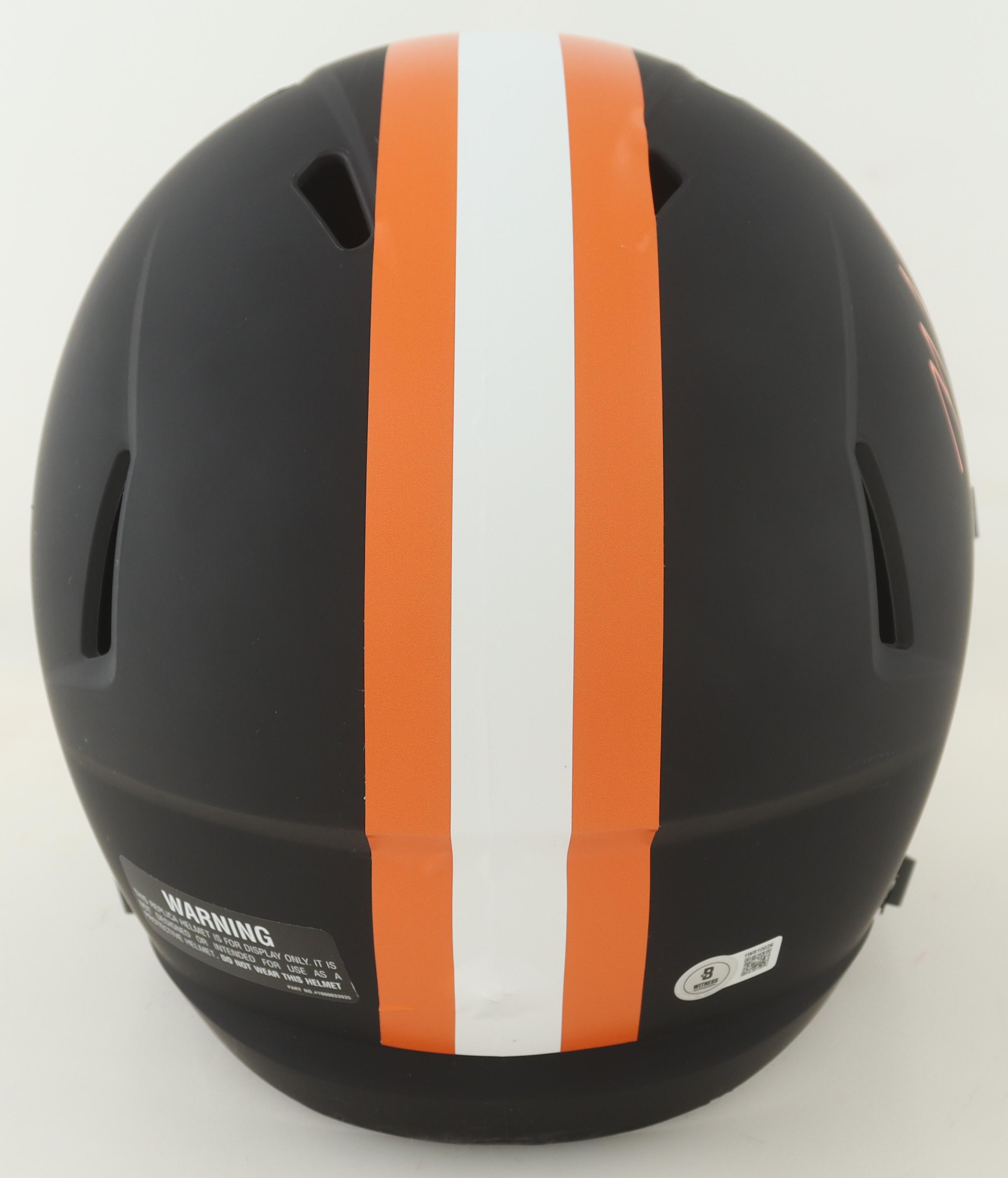 Myles Garrett Signed Browns Full-Size Eclipse Alternate Speed Helmet (Beckett) at PristineAuction.com Myles Garrett Signed Browns Full-Size Eclipse Alternate Speed Helmet (Beckett) at PristineAuction.com