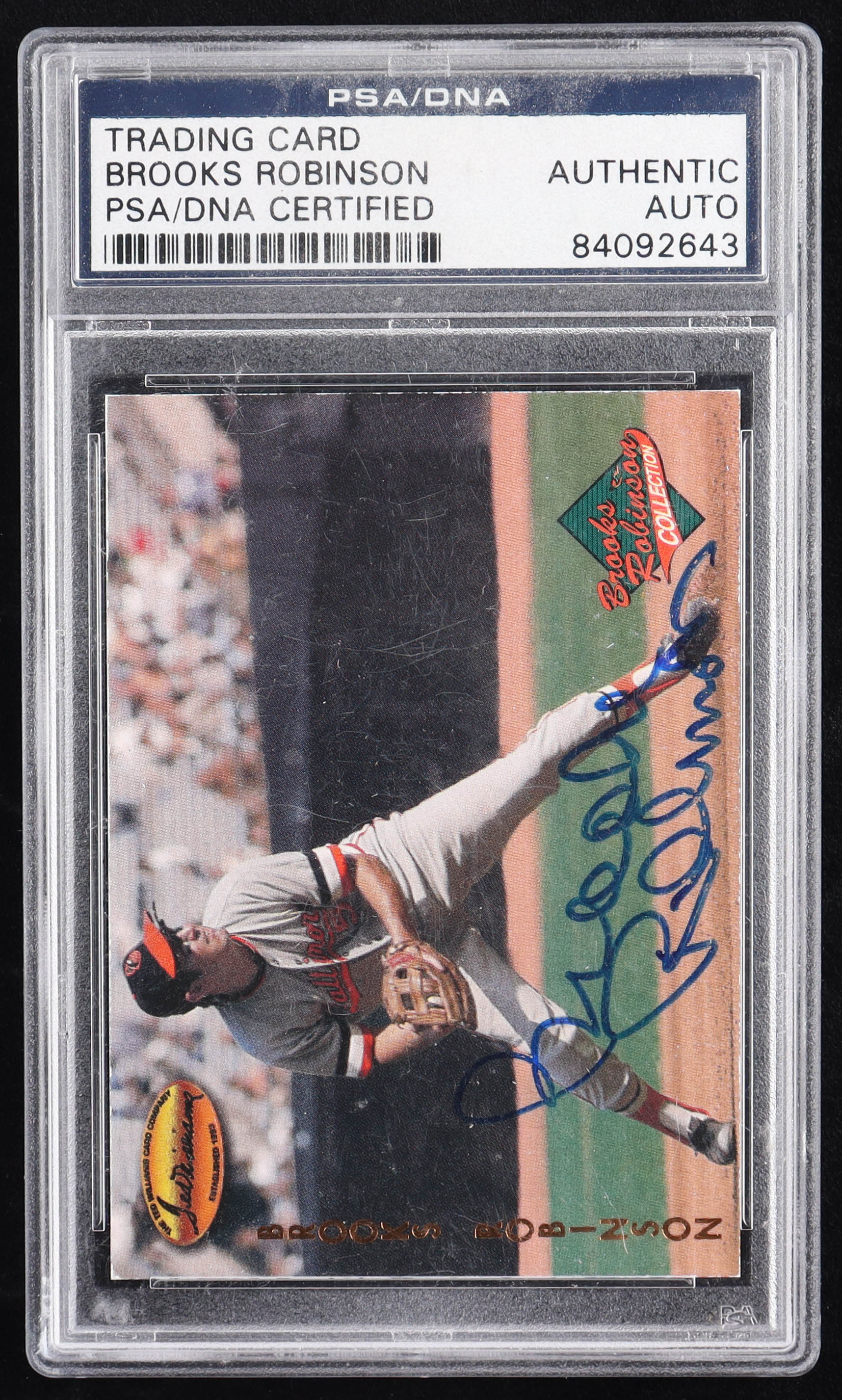 Brooks Robinson Signed 1993 Ted Williams Brooks Robinson #5 / '70 Series 2 (PSA) at PristineAuction.com Brooks Robinson Signed 1993 Ted Williams Brooks Robinson #5 / '70 Series 2 (PSA) at PristineAuction.com