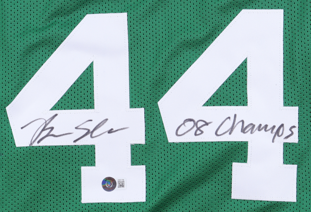 Brian Scalabrine Signed Jersey Inscribed "08 Champs" (Beckett) at PristineAuction.com Brian Scalabrine Signed Jersey Inscribed "08 Champs" (Beckett) at PristineAuction.com