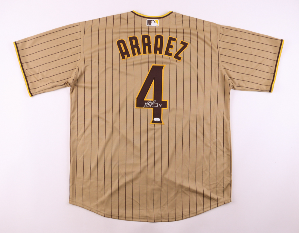 Luis Arraez Signed Jersey (JSA) at PristineAuction.com Luis Arraez Signed Jersey (JSA) at PristineAuction.com