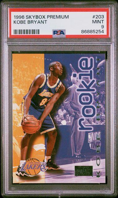 Kobe Bryant 1996-97 SkyBox Premium #203 ROO (PSA 9) at PristineAuction.com Kobe Bryant 1996-97 SkyBox Premium #203 ROO (PSA 9) at PristineAuction.com