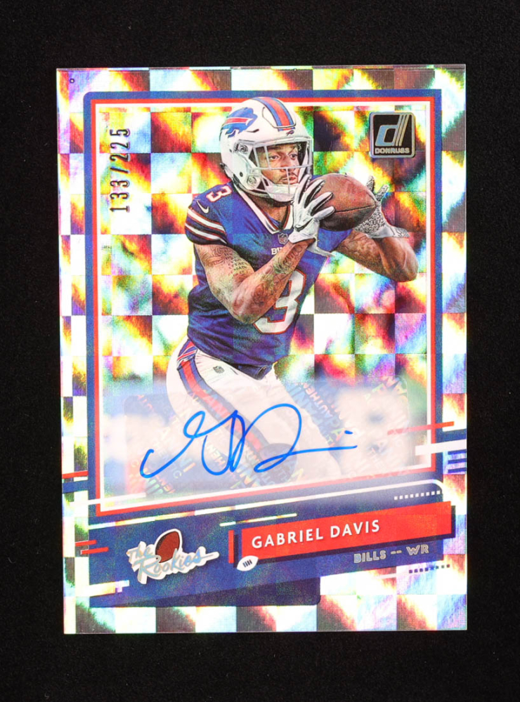 Gabriel Davis 2020 Donruss The Rookies Autographs #37 RC #133/225