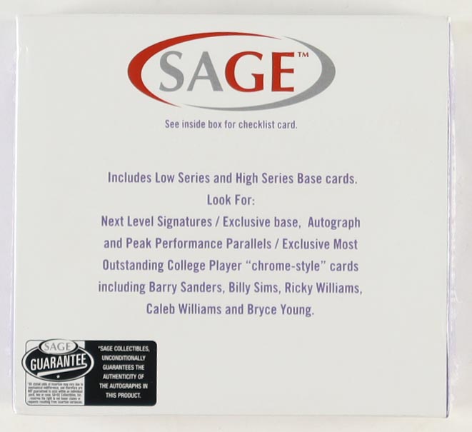 2024 Sage Complete Series Football Mega Box with (8) Packs at PristineAuction.com 2024 Sage Complete Series Football Mega Box with (8) Packs at PristineAuction.com