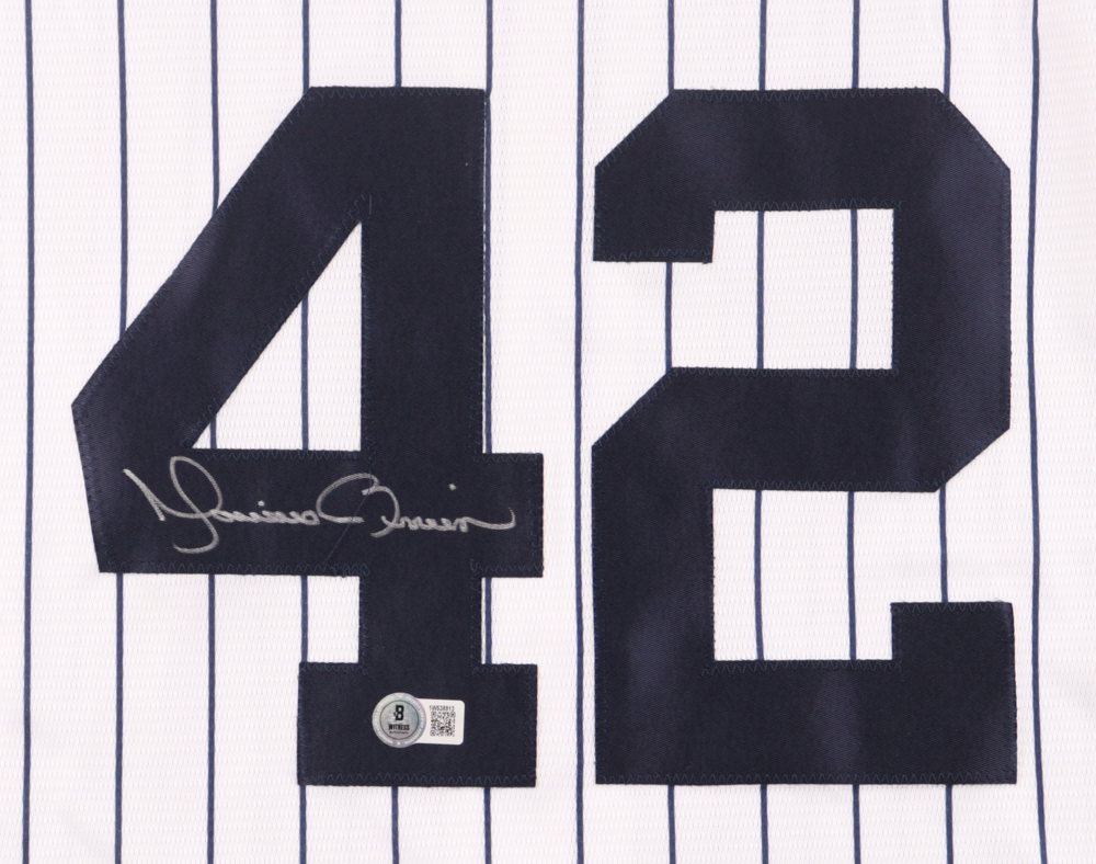 Mariano Rivera Signed Yankees Nike Jersey with 2013 Commemorative Rivera Patch (Beckett) at PristineAuction.com Mariano Rivera Signed Yankees Nike Jersey with 2013 Commemorative Rivera Patch (Beckett) at PristineAuction.com