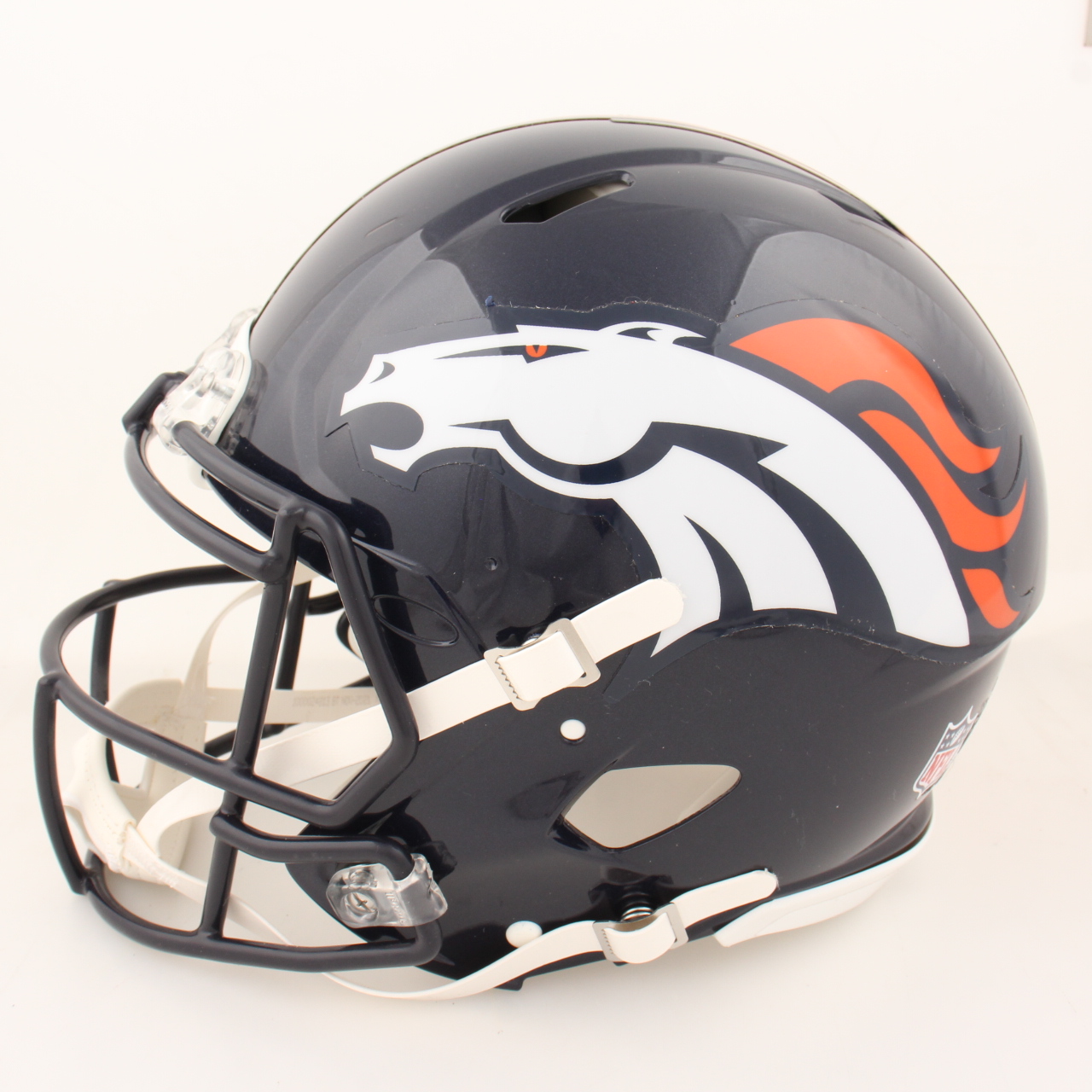 Champ Bailey Signed Broncos Full-Size Authentic Speed Helmet Inscribed "HOF 19" (Beckett) at PristineAuction.com Champ Bailey Signed Broncos Full-Size Authentic Speed Helmet Inscribed "HOF 19" (Beckett) at PristineAuction.com