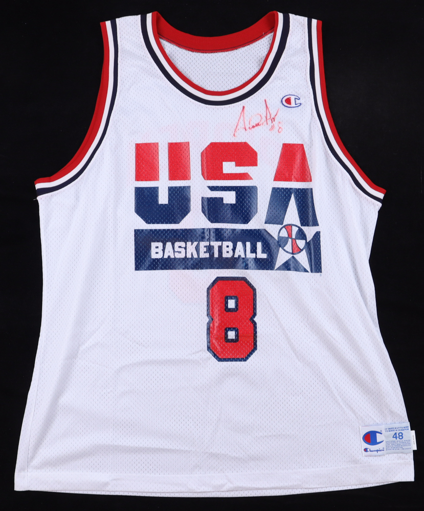 Scottie Pippen Signed Team USA Jersey (JSA) at PristineAuction.com Scottie Pippen Signed Team USA Jersey (JSA) at PristineAuction.com