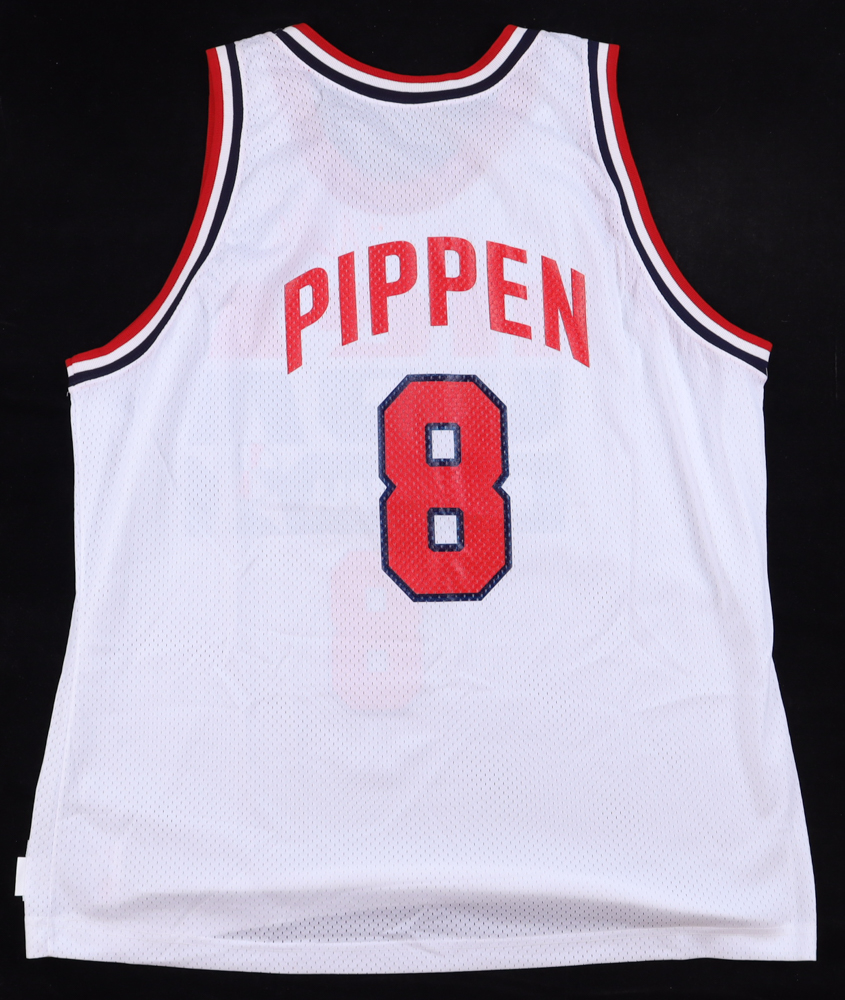 Scottie Pippen Signed Team USA Jersey (JSA) at PristineAuction.com Scottie Pippen Signed Team USA Jersey (JSA) at PristineAuction.com