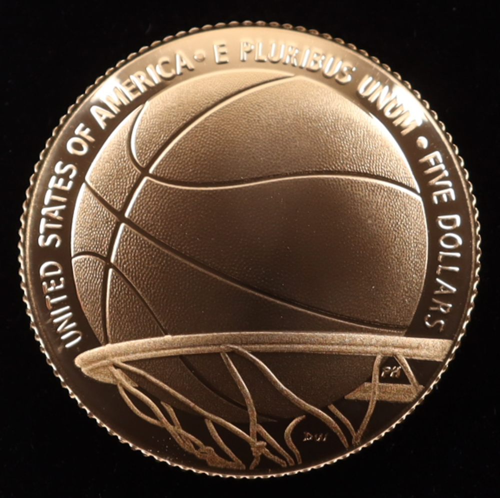 2020-W LE Basketball Hall of Fame $5 Gold Coin | Pristine Auction