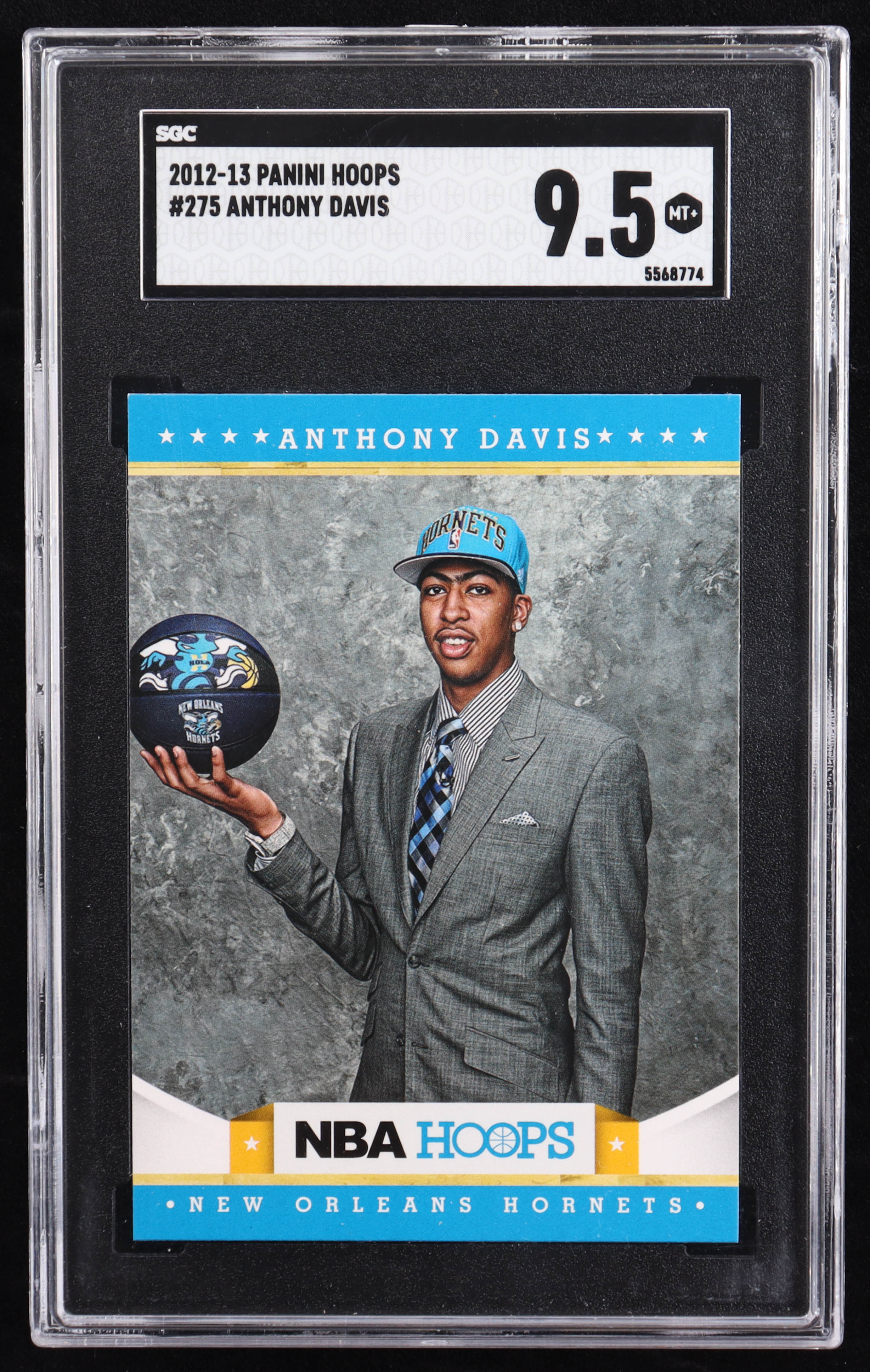 Anthony Davis 2012-13 Hoops #275 RC (SGC 9.5) at PristineAuction.com Anthony Davis 2012-13 Hoops #275 RC (SGC 9.5) at PristineAuction.com