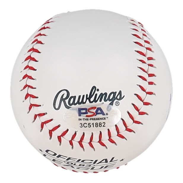 Nick Diaz Signed OL Baseball Inscribed "Don't Be Scared Homie" & "209" (PSA) at PristineAuction.com Nick Diaz Signed OL Baseball Inscribed "Don't Be Scared Homie" & "209" (PSA) at PristineAuction.com