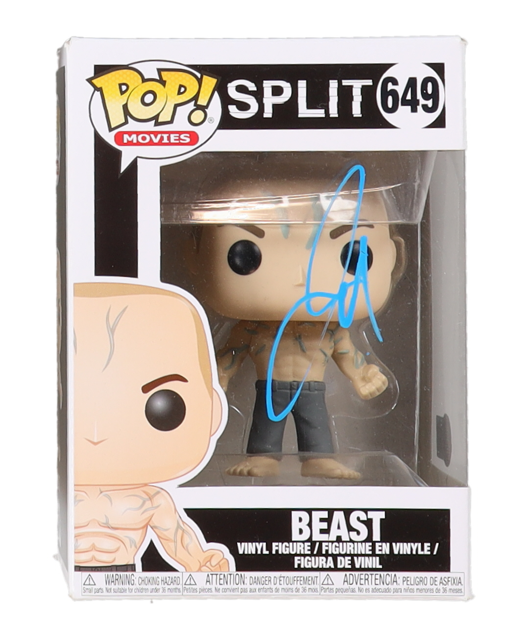 James McAvoy Signed "Split" #649 Beast Funko Pop! Vinyl Figure (Beckett) at PristineAuction.com James McAvoy Signed "Split" #649 Beast Funko Pop! Vinyl Figure (Beckett) at PristineAuction.com