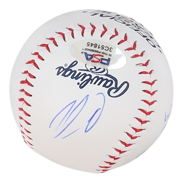 Nick Diaz Signed OL Baseball Inscribed "Don't Be Scared Homie" & "209" (PSA) at PristineAuction.com Nick Diaz Signed OL Baseball Inscribed "Don't Be Scared Homie" & "209" (PSA) at PristineAuction.com