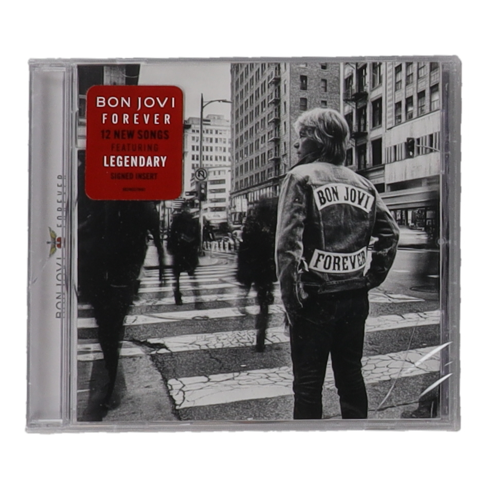 Bon Jovi "Forever" CD Album with Signed Insert at PristineAuction.com Bon Jovi "Forever" CD Album with Signed Insert at PristineAuction.com
