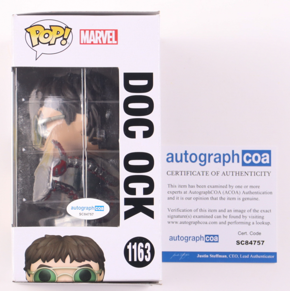 Alfred Molina Signed "Spider-Man: No Way Home" #1163 Doc Ock Funko Pop! Vinyl Figure (ACOA) at PristineAuction.com Alfred Molina Signed "Spider-Man: No Way Home" #1163 Doc Ock Funko Pop! Vinyl Figure (ACOA) at PristineAuction.com
