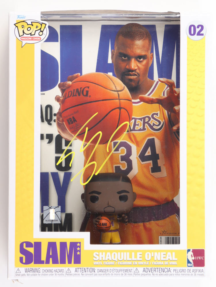 Funko Pop Shaquille O'Neal #208 Dédicacé & Signé - Lakers 2000, Certifié PSA