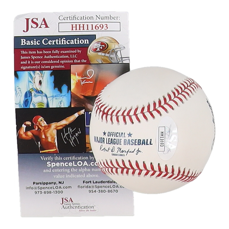 Bob Costas Signed OML Hall of Fame Logo Baseball (JSA) at PristineAuction.com Bob Costas Signed OML Hall of Fame Logo Baseball (JSA) at PristineAuction.com