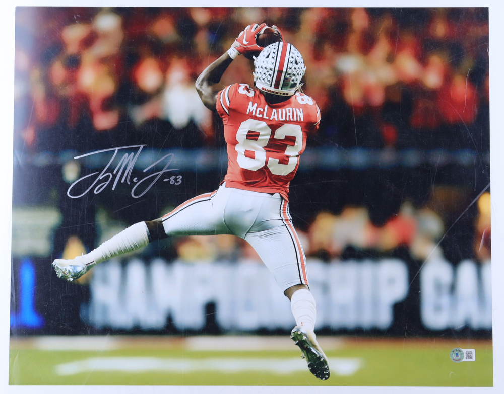 Terry McLaurin Signed Ohio State Buckeyes 16x20 Photo (Beckett) at PristineAuction.com Terry McLaurin Signed Ohio State Buckeyes 16x20 Photo (Beckett) at PristineAuction.com