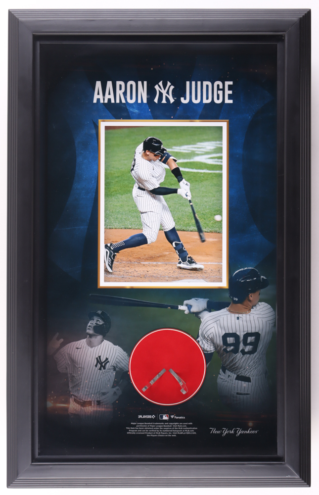 Aaron Judge Yankees Fanatics Shadowbox Display at PristineAuction.com Aaron Judge Yankees Fanatics Shadowbox Display at PristineAuction.com
