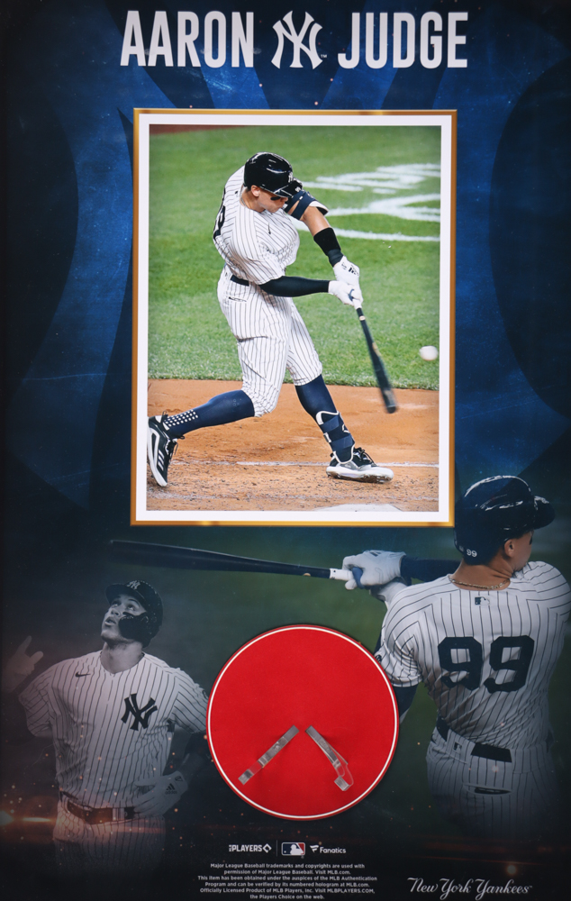 Aaron Judge Yankees Fanatics Shadowbox Display at PristineAuction.com Aaron Judge Yankees Fanatics Shadowbox Display at PristineAuction.com