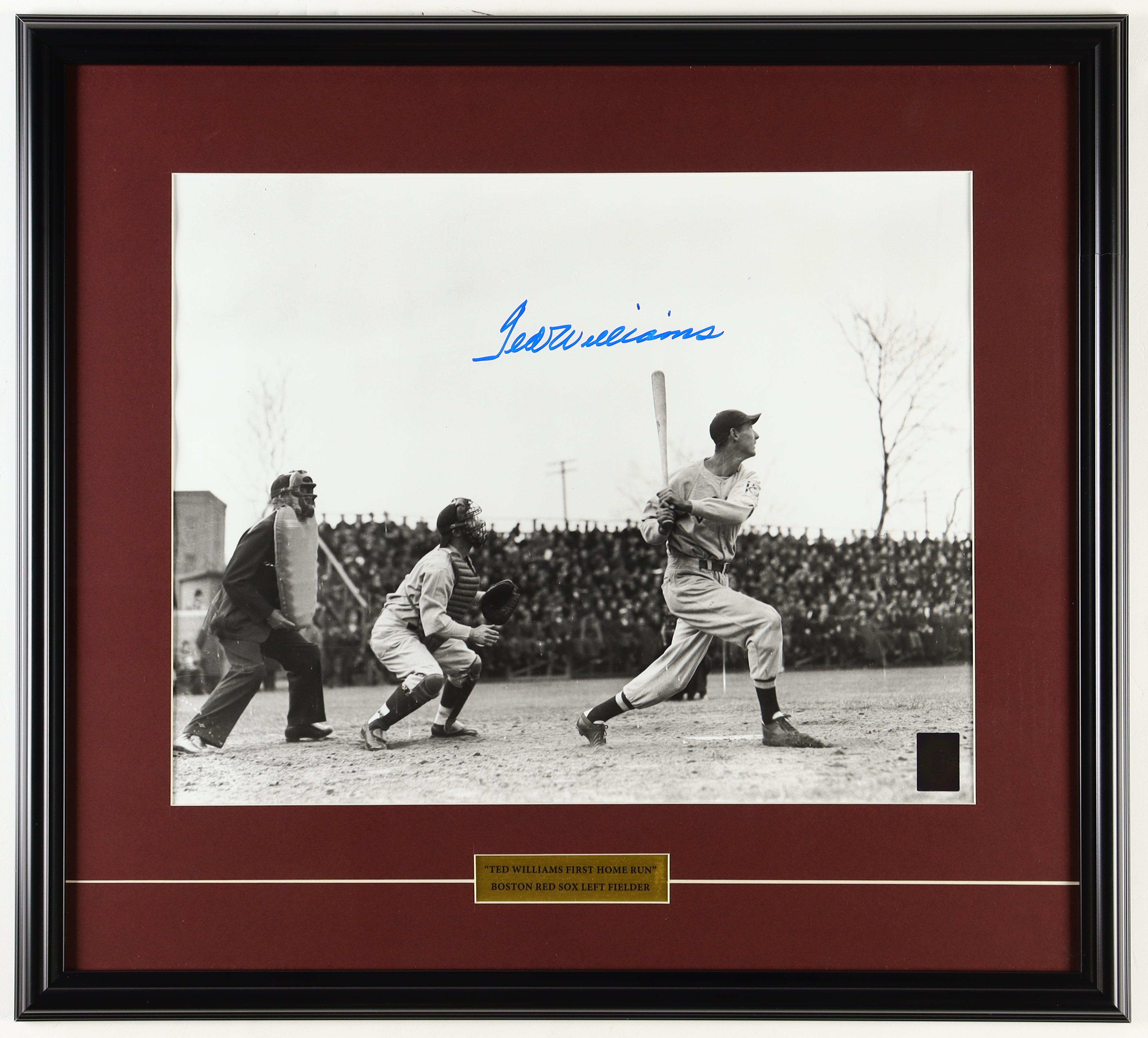 Ted Williams Signed Custom Framed Photo Display (Williams) at PristineAuction.com Ted Williams Signed Custom Framed Photo Display (Williams) at PristineAuction.com