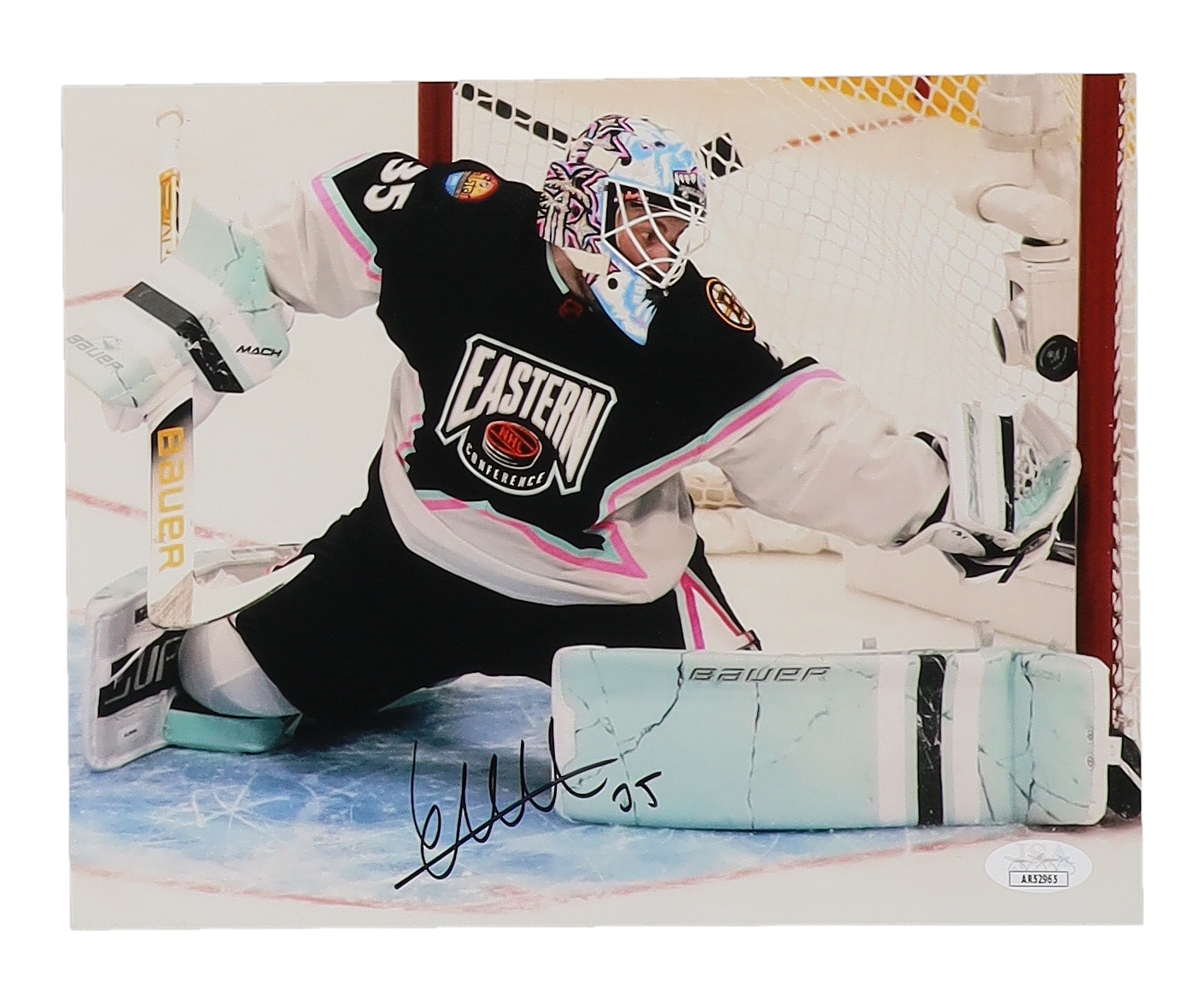 Linus Ullmark Signed 2023 All-Star Game 8x10 Photo (JSA) at PristineAuction.com Linus Ullmark Signed 2023 All-Star Game 8x10 Photo (JSA) at PristineAuction.com