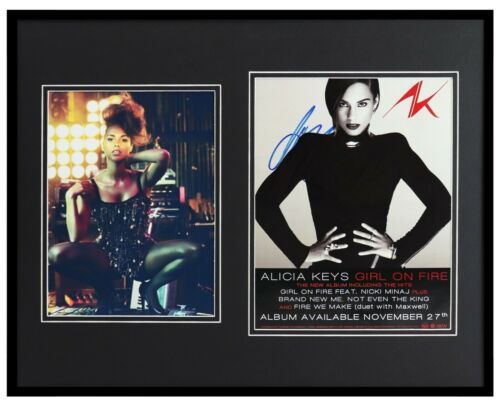 Alicia Keys Signed Custom Framed Photo Display (JSA) at PristineAuction.com Alicia Keys Signed Custom Framed Photo Display (JSA) at PristineAuction.com