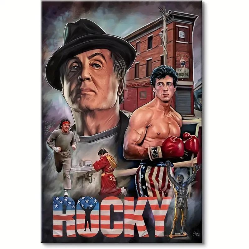 Sylvester Stallone "Rocky" 12x18 Photo On Rolled Canvas at PristineAuction.com Sylvester Stallone "Rocky" 12x18 Photo On Rolled Canvas at PristineAuction.com