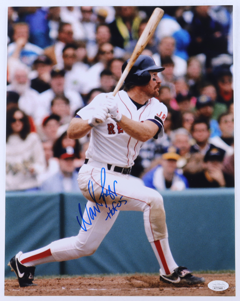 Wade Boggs Signed Red Sox 11x14 Photo Inscribed "HOF 05" (JSA) at PristineAuction.com Wade Boggs Signed Red Sox 11x14 Photo Inscribed "HOF 05" (JSA) at PristineAuction.com