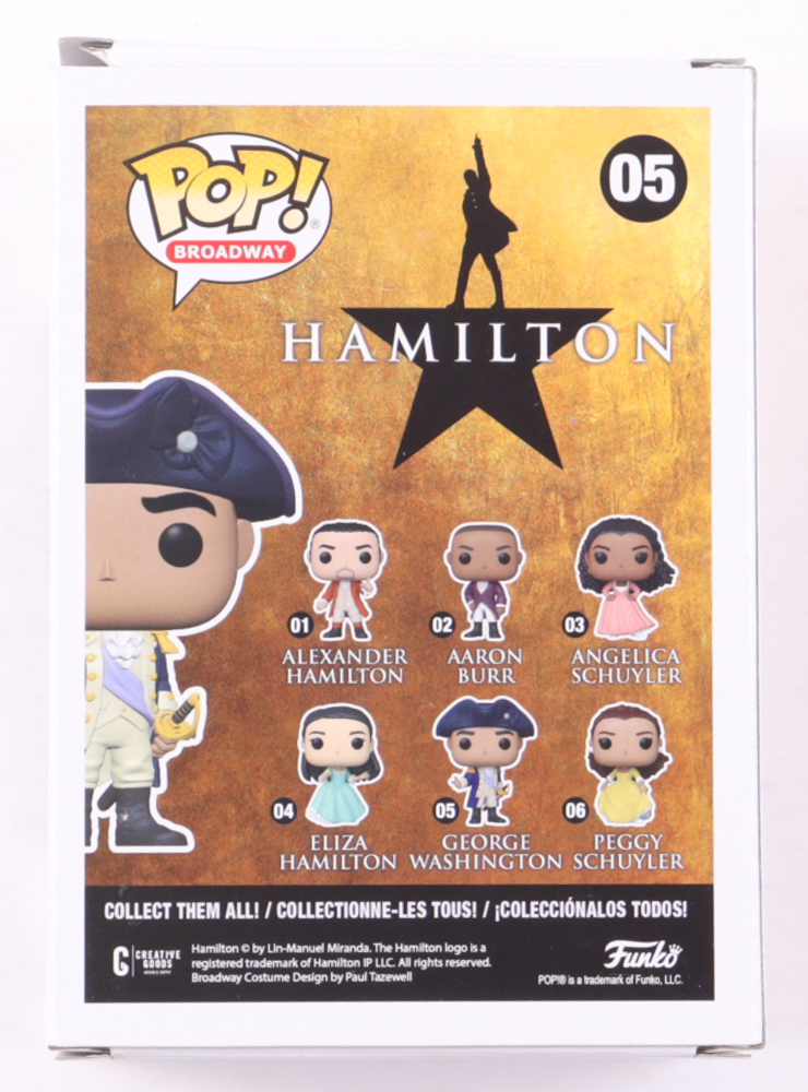 Christopher Jackson Signed "Hamilton" #05 George Washington Funko Pop! Vinyl Figure (ACOA) at PristineAuction.com Christopher Jackson Signed "Hamilton" #05 George Washington Funko Pop! Vinyl Figure (ACOA) at PristineAuction.com
