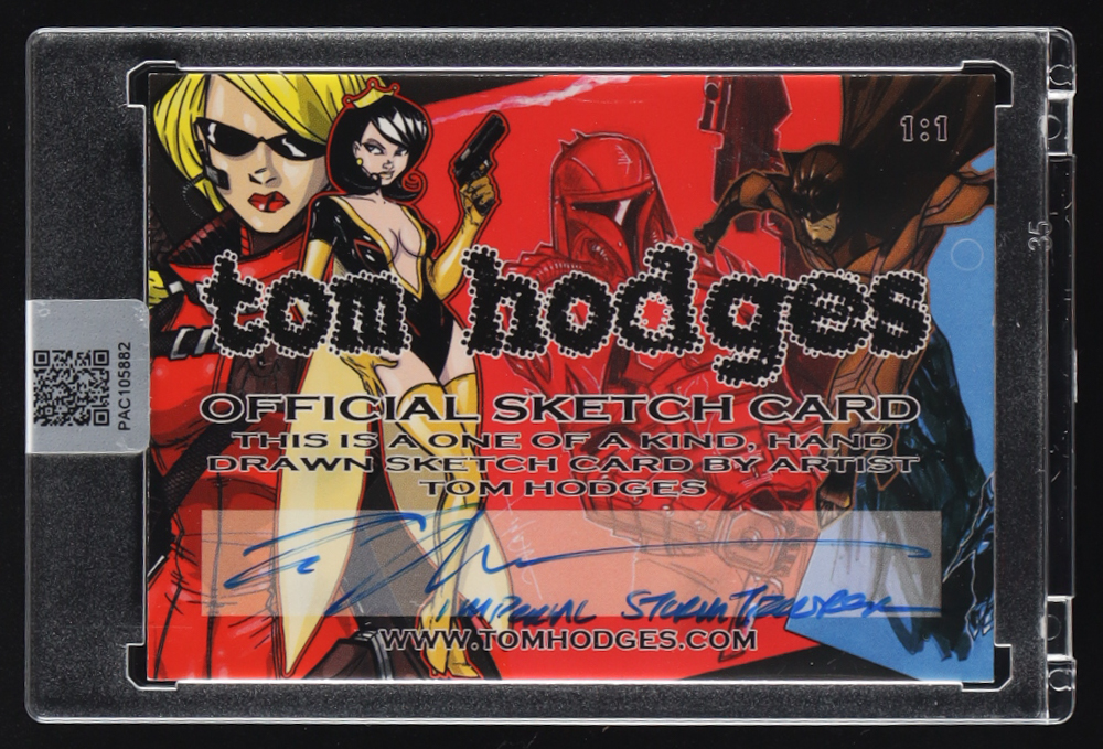 First Order Storm Trooper | Star Wars | Original Art Sketch Card by Tom Hodges (1/1 Original Art) at PristineAuction.com First Order Storm Trooper | Star Wars | Original Art Sketch Card by Tom Hodges (1/1 Original Art) at PristineAuction.com