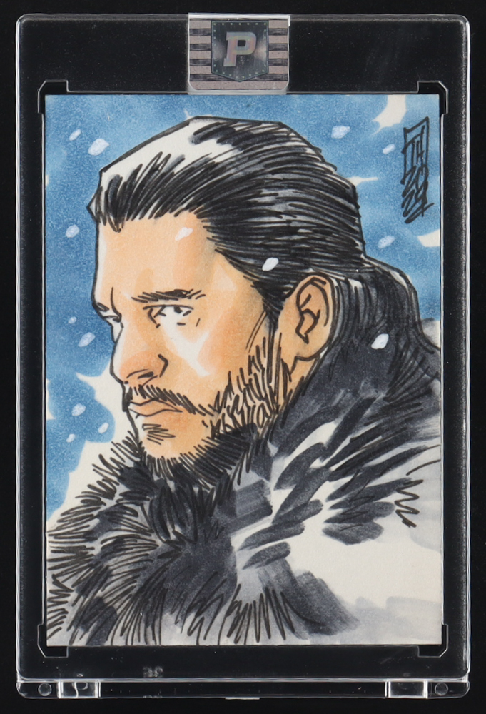 Game of Thrones Sketch Card スケッチカード Jon Snow | Game Of Thrones | Original Art Sketch Card by Tom