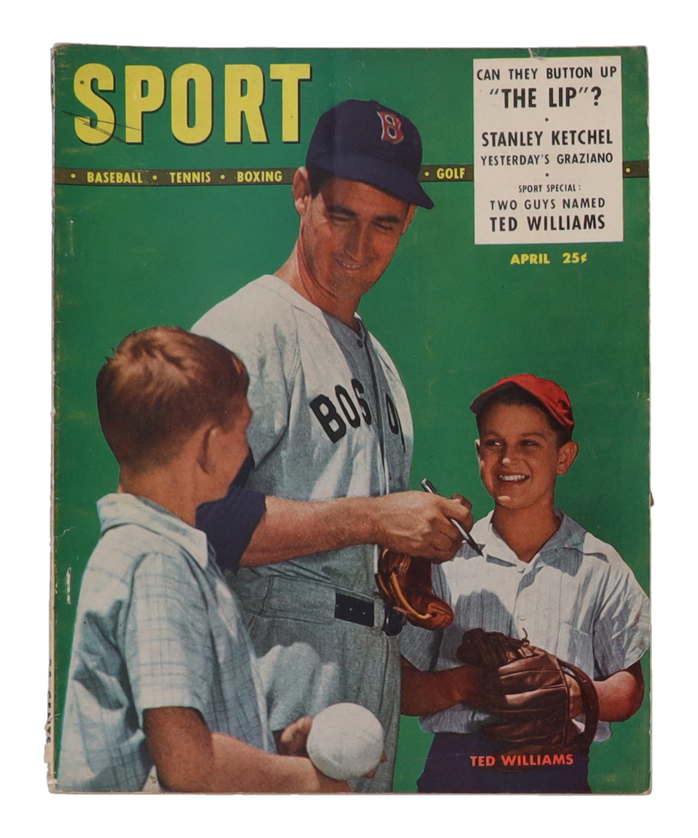 1948 Sport Magazine | Ted Williams Cover at PristineAuction.com 1948 Sport Magazine | Ted Williams Cover at PristineAuction.com