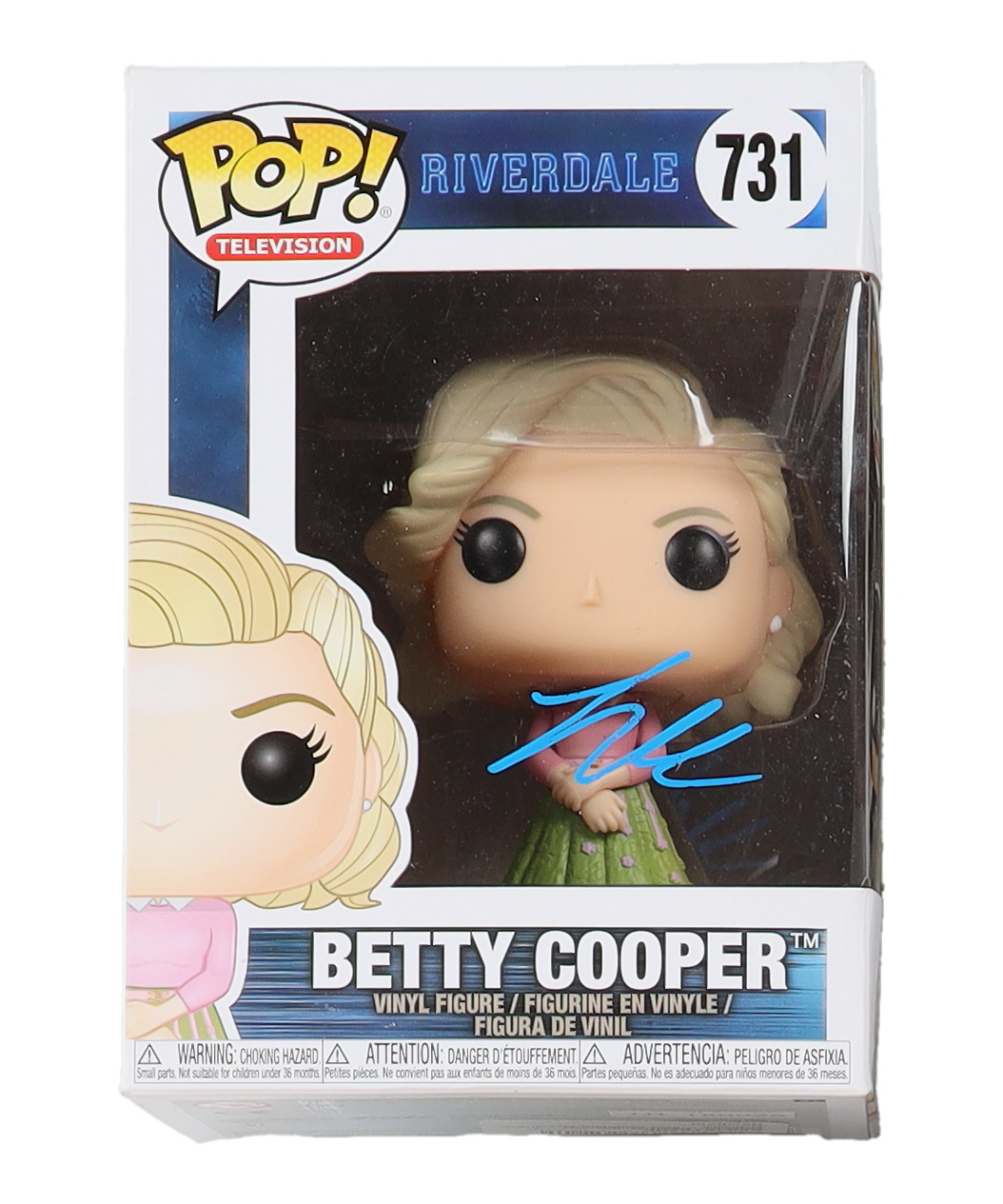Lili Reinhart Signed "Riverdale" #731 Betty Cooper Funko Pop! Vinyl Figure (ACOA) at PristineAuction.com Lili Reinhart Signed "Riverdale" #731 Betty Cooper Funko Pop! Vinyl Figure (ACOA) at PristineAuction.com