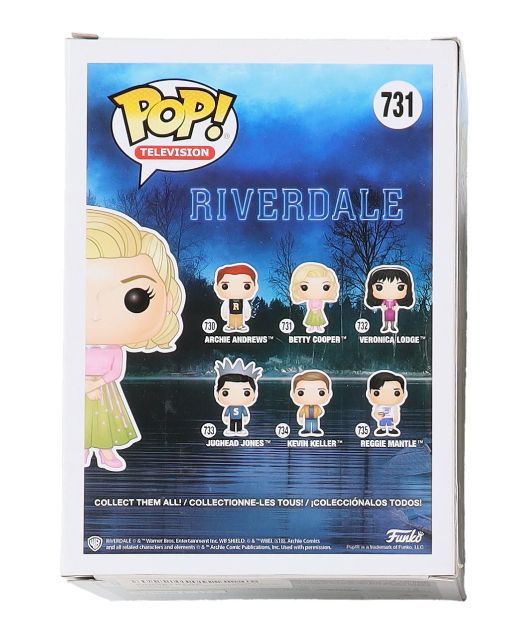 Lili Reinhart Signed "Riverdale" #731 Betty Cooper Funko Pop! Vinyl Figure (ACOA) at PristineAuction.com Lili Reinhart Signed "Riverdale" #731 Betty Cooper Funko Pop! Vinyl Figure (ACOA) at PristineAuction.com