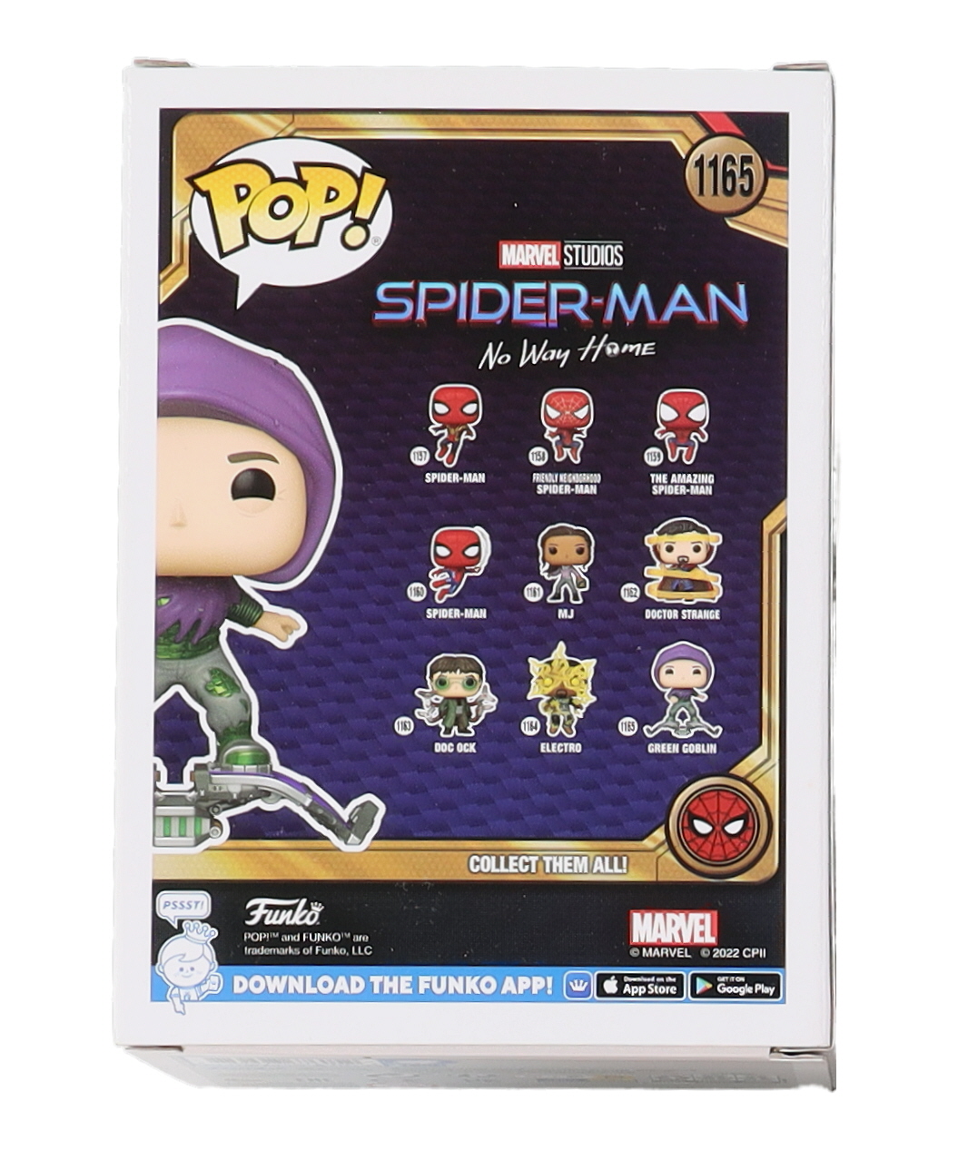 Willem Dafoe Signed "Spider-Man: No Way Home" #1165 Green Goblin Bobble-Head Funko Pop! Vinyl Figure (ACOA) at PristineAuction.com Willem Dafoe Signed "Spider-Man: No Way Home" #1165 Green Goblin Bobble-Head Funko Pop! Vinyl Figure (ACOA) at PristineAuction.com