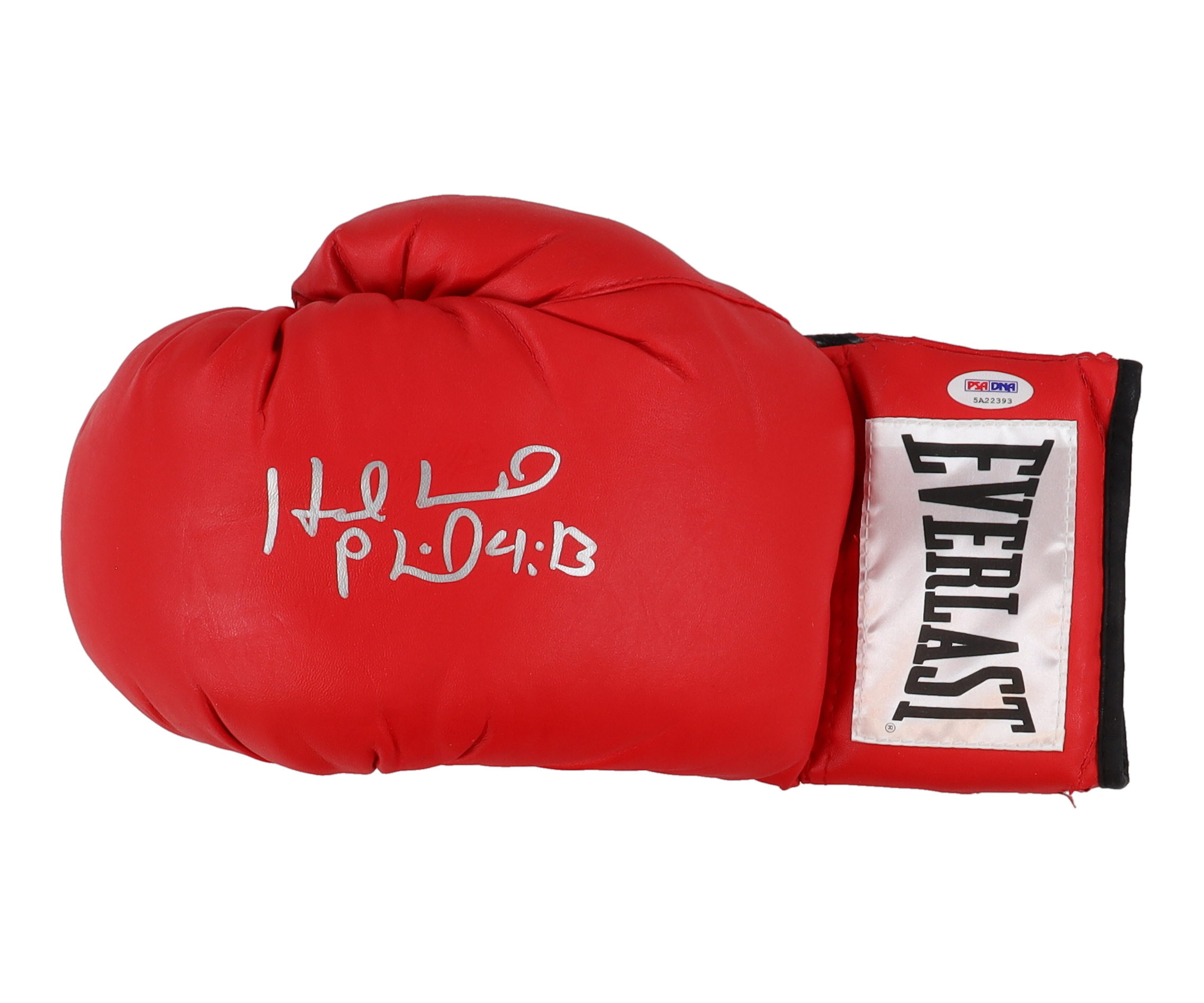 Gant De Boxe Everlast Rouge – Signé Par Evander Holyfield (PSA) – Collectible