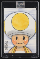 Toad | Nintendo | Original Art Sketch Card by Tom Hodges (1/1 Original Art) at PristineAuction.com