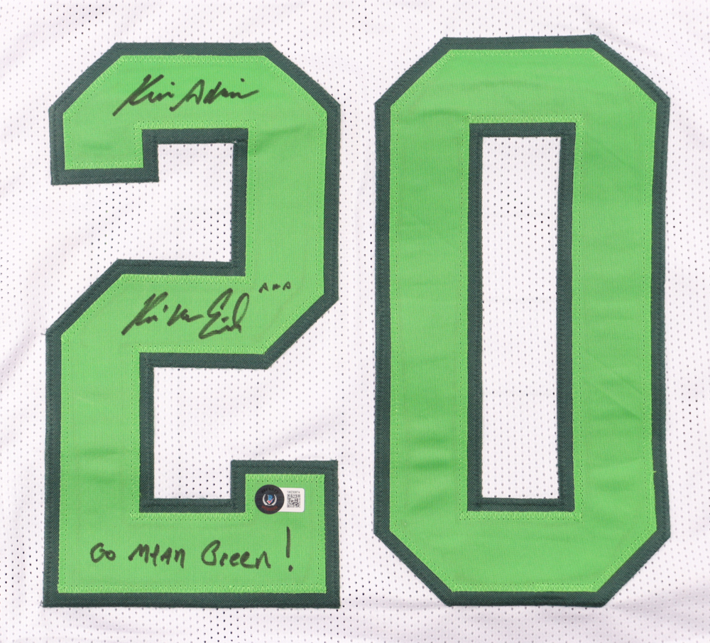 Kevin Adkisson (Kevin Von Erich) Signed Jersey Inscribed "Go Mean Green!" (Beckett) at PristineAuction.com Kevin Adkisson (Kevin Von Erich) Signed Jersey Inscribed "Go Mean Green!" (Beckett) at PristineAuction.com