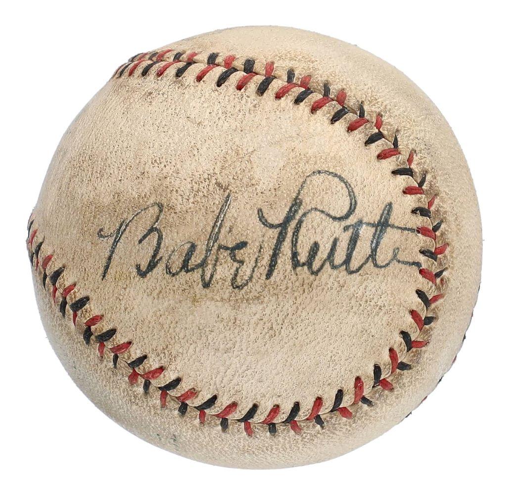 Babe Ruth Signed Baseball (JSA & PSA) at PristineAuction.com Babe Ruth Signed Baseball (JSA & PSA) at PristineAuction.com