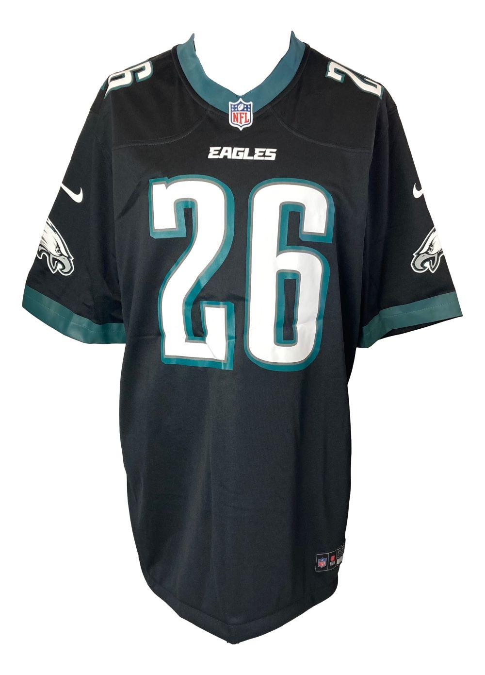 Saquon Barkley Signed Eagles Nike Jersey (Beckett) at PristineAuction.com Saquon Barkley Signed Eagles Nike Jersey (Beckett) at PristineAuction.com