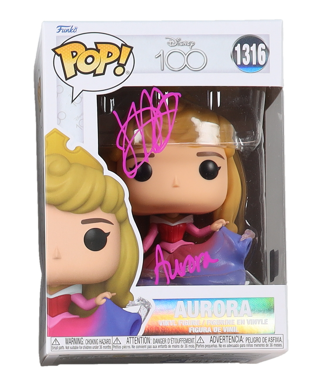 Jennifer Hale Signed "Disney 100" #1316 Aurora Funko Pop! Vinyl Figure Inscribed "Aurora" (OC Celebrity Marketing) at PristineAuction.com Jennifer Hale Signed "Disney 100" #1316 Aurora Funko Pop! Vinyl Figure Inscribed "Aurora" (OC Celebrity Marketing) at PristineAuction.com