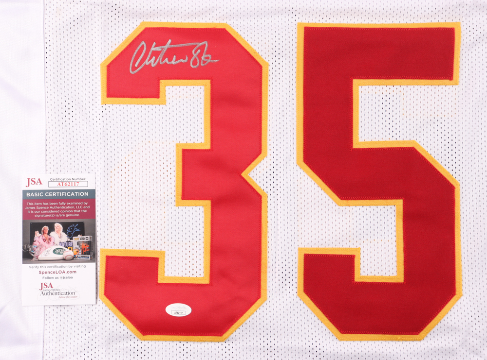 Christian Okoye Signed Jersey (JSA) at PristineAuction.com Christian Okoye Signed Jersey (JSA) at PristineAuction.com