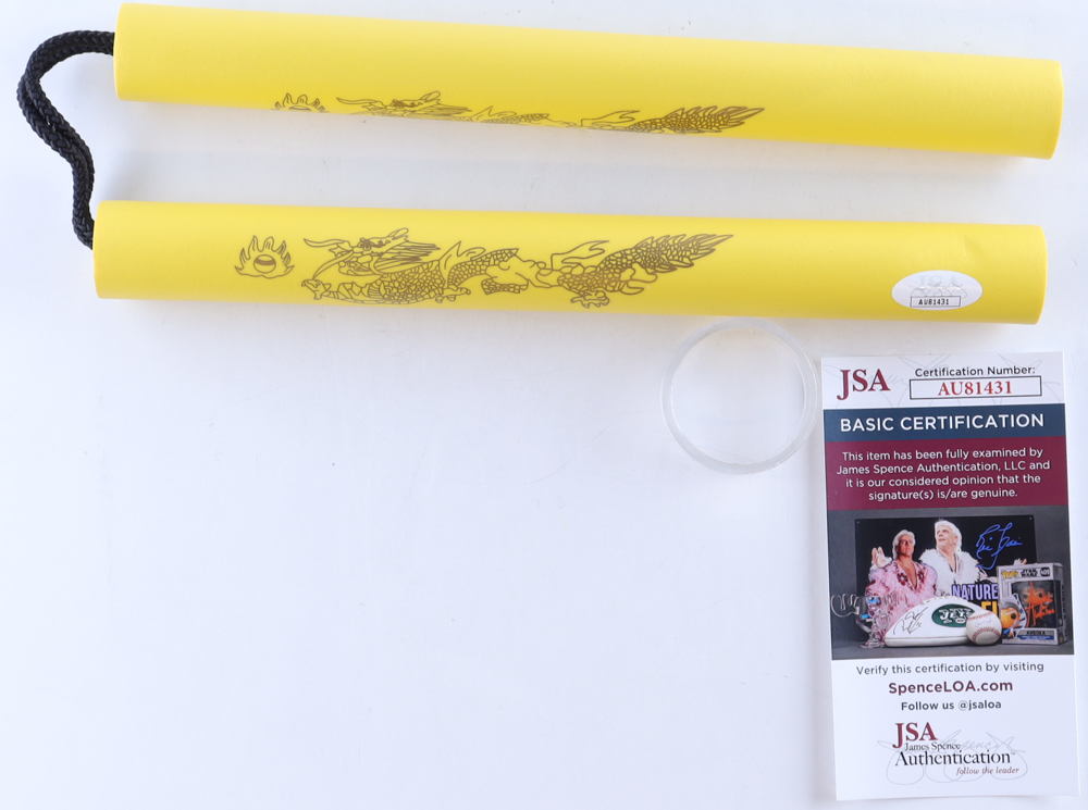 Nick Diaz Signed Foam Rubber Training Nunchucks (JSA) at PristineAuction.com Nick Diaz Signed Foam Rubber Training Nunchucks (JSA) at PristineAuction.com