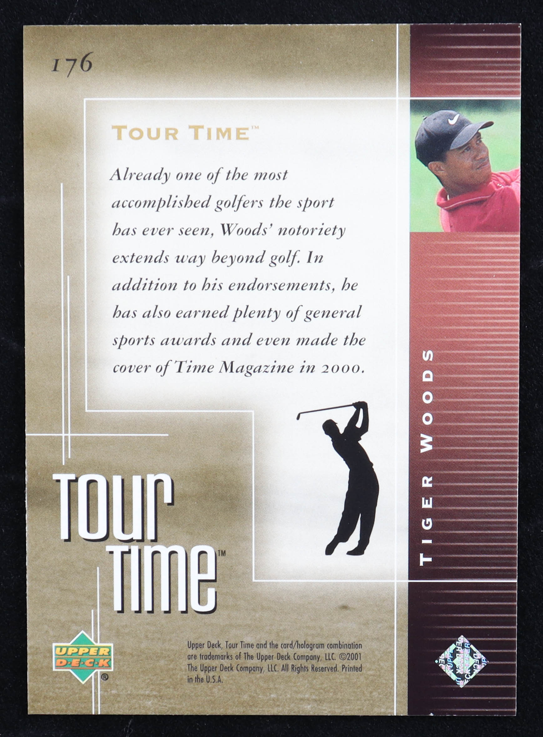 Tiger Woods 2001 Upper Deck #176 TT at PristineAuction.com Tiger Woods 2001 Upper Deck #176 TT at PristineAuction.com