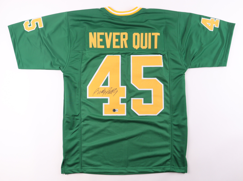 Rudy Ruettiger Signed Jersey (Beckett) at PristineAuction.com Rudy Ruettiger Signed Jersey (Beckett) at PristineAuction.com